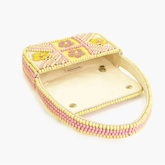 BUTTER BLOSSOM BEADED BAG - Picture 10 of 12